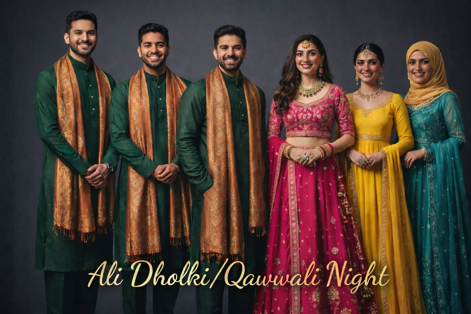 Dholki groom palette